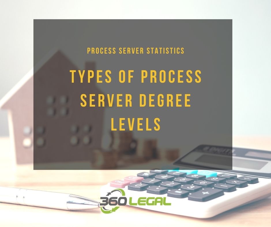 Types of Process Server Degree Levels