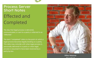 360 Legal Short Notes – Effected and Completed