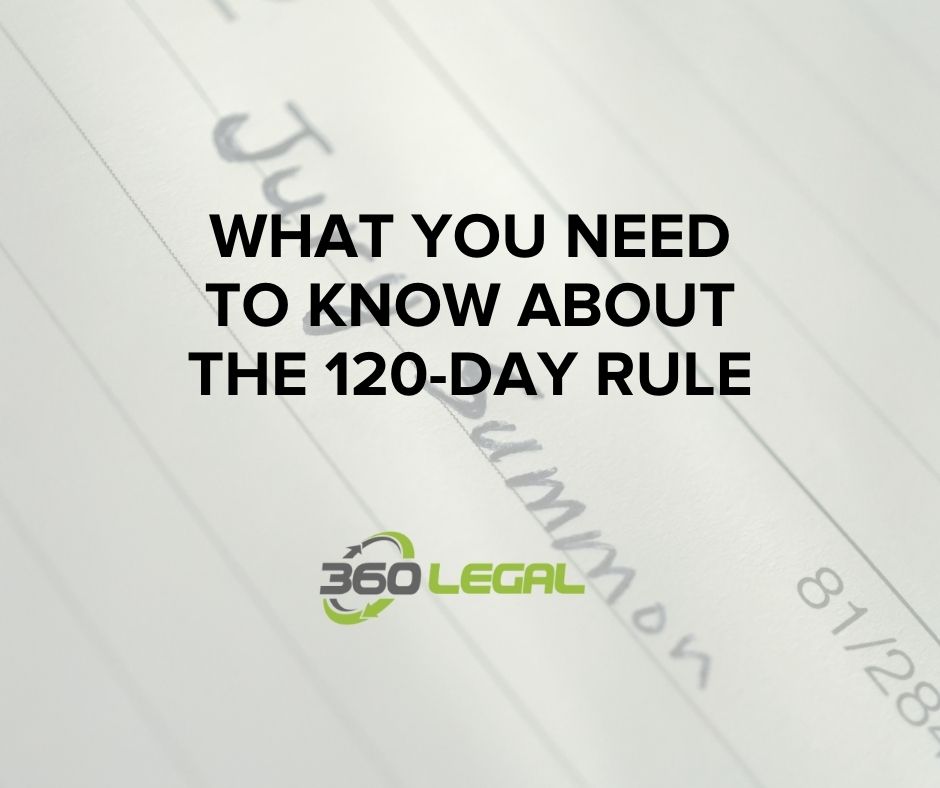 WHAT YOU NEED TO KNOW ABOUT THE 120-DAY RULE