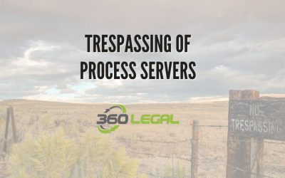 Trespassing of Process Servers