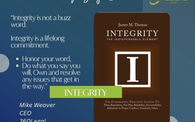 Integrity is a Lifelong Commitment