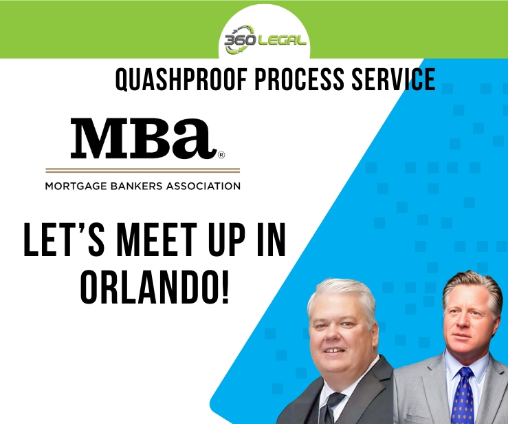 Join 360 Legal at the MBA Servicing Solutions Conference & Expo 2024 in Orlando