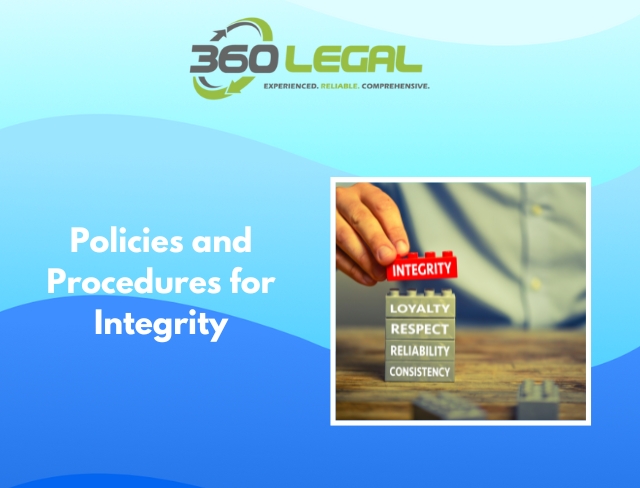 Policies and Procedures for Integrity