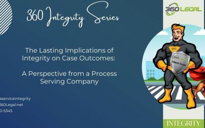 The Lasting Implications of Integrity on Case Outcomes: A Perspective from a Process Serving Company