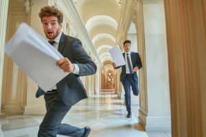 evading the process server