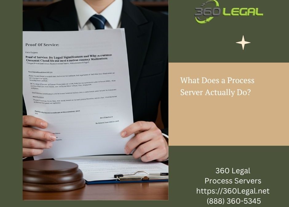 What Does a Process Server Actually Do?