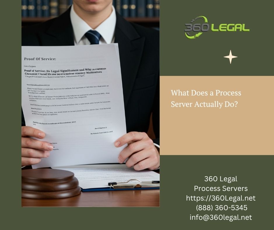 What Does a Process Server Actually Do?