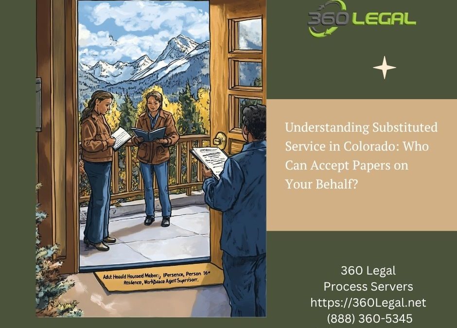 Understanding Substituted Service in Colorado: Who Can Accept Papers on Your Behalf?