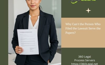 Why Can’t the Person Who Filed the Lawsuit Serve the Papers?